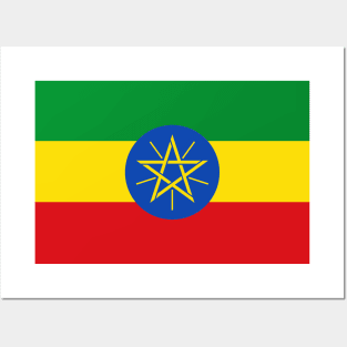 Ethiopia Flag Posters and Art